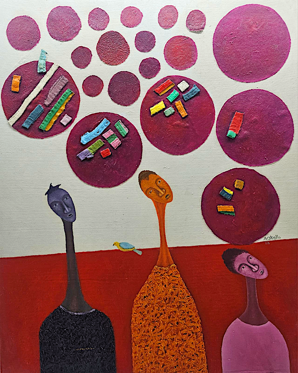 Goon Mental I, 2026 Oil on Canvas 146.5 x 140 cm Kshs 880 000