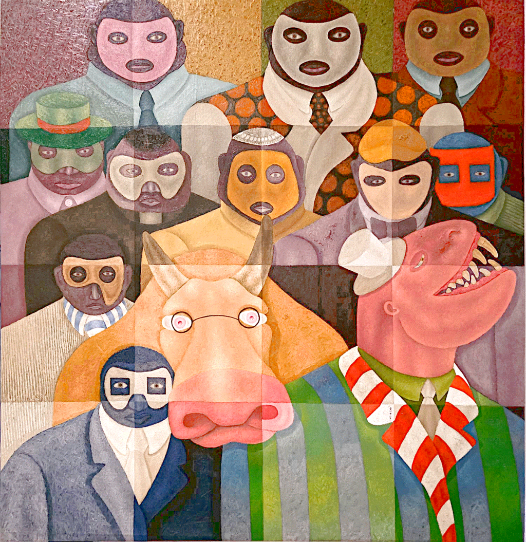 Goon Mental I, 2026 Oil on Canvas 146.5 x 140 cm Kshs 880 000