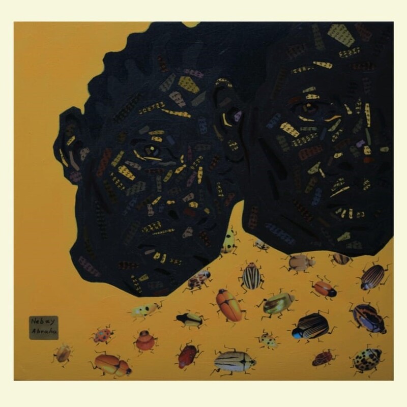Yellow on Yellow III -
Collage and Acrylic on Canvas -
50 x 50cm - 
USD 1 100 